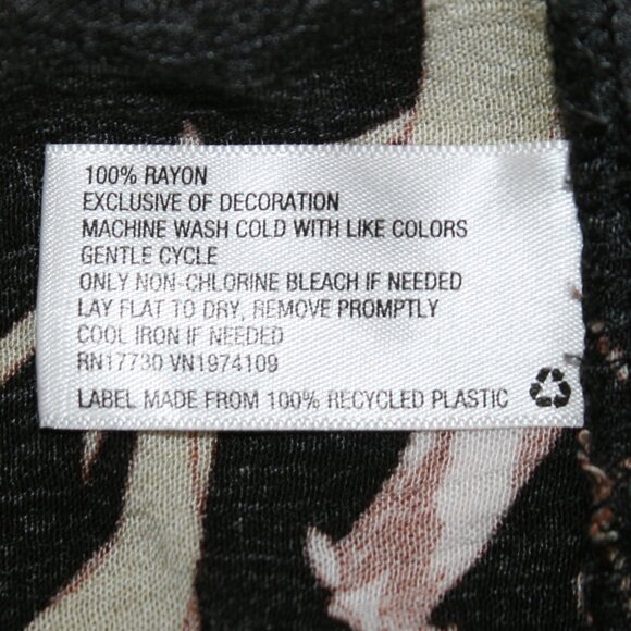 KNOX ROSE Top Jacket Open Front Tie Floral Ruffle Peplum Swimsuit Cover Black XL - Picture 7 of 13